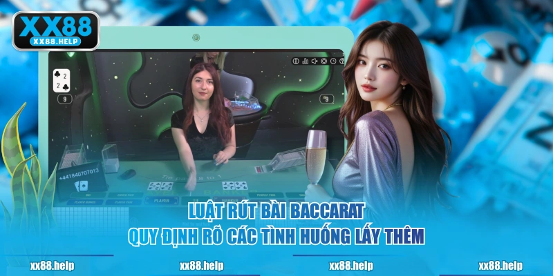 Luật rút bài Baccarat quy định rõ các tình huống lấy thêm