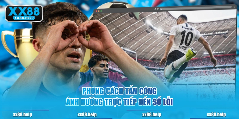 Phong cách tấn công ảnh hưởng trực tiếp đến số lỗi